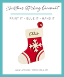 Paint and Glue Ornaments