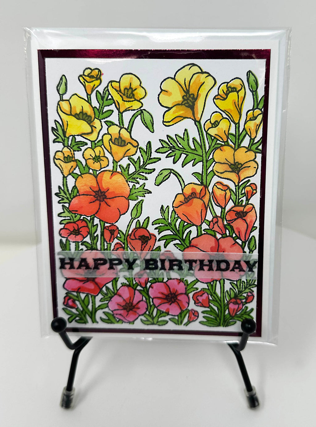 Happy Birthday Flowers Card – Artists of Elements