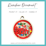 Paint and Glue Ornaments