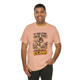If You Can Read This Hand Me a Clamp T-Shirt — Funny Woodworker Carpenter Tee