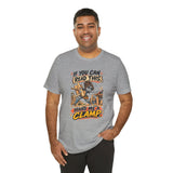 If You Can Read This Hand Me a Clamp T-Shirt — Funny Woodworker Carpenter Tee