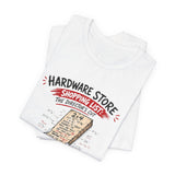 Hardware Store Shopping List "The Director's Cut" Funny Woodworker T-Shirt