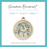 Paint and Glue Ornaments