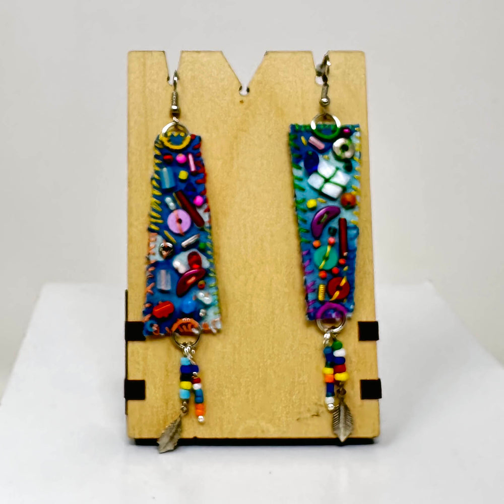 Beaded Fabric Dangles