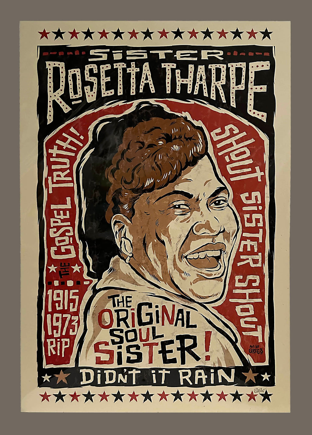 Sister Rosetta Tharpe Poster – Artists of Elements