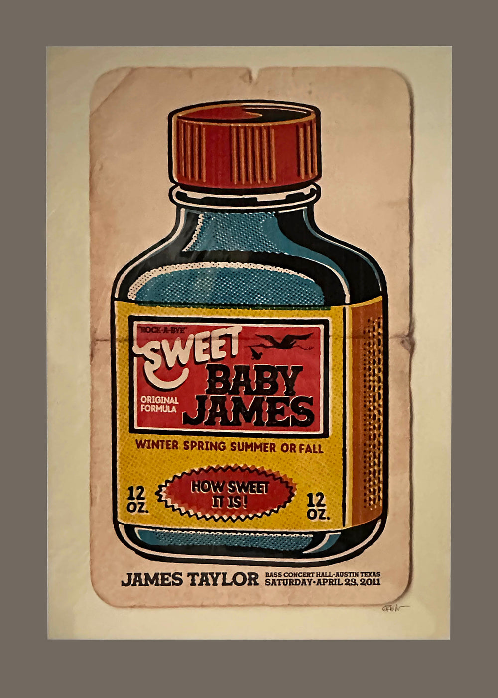 James Taylor Poster 2011