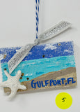 Beach Ornaments - Gulfport