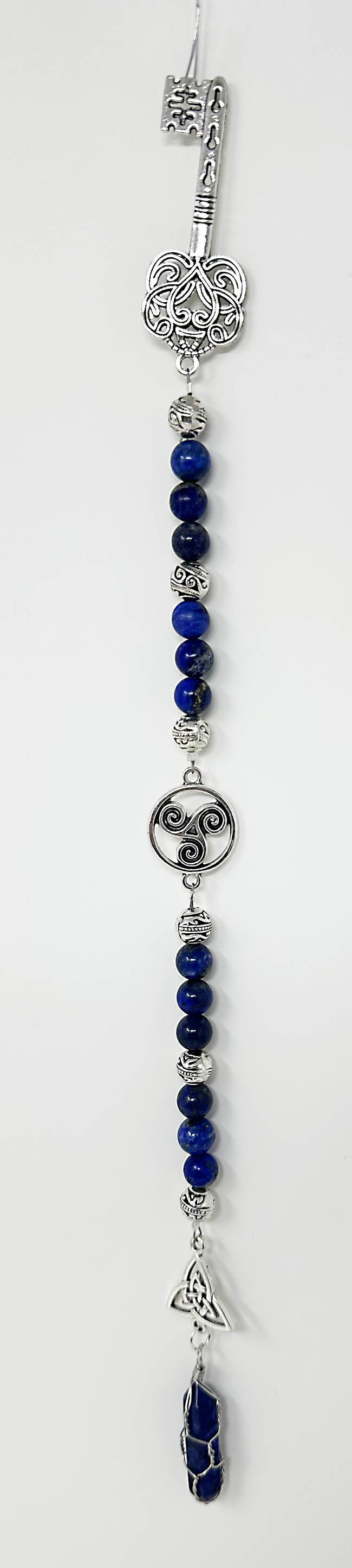 Lapis Pendulum Prayer Beads