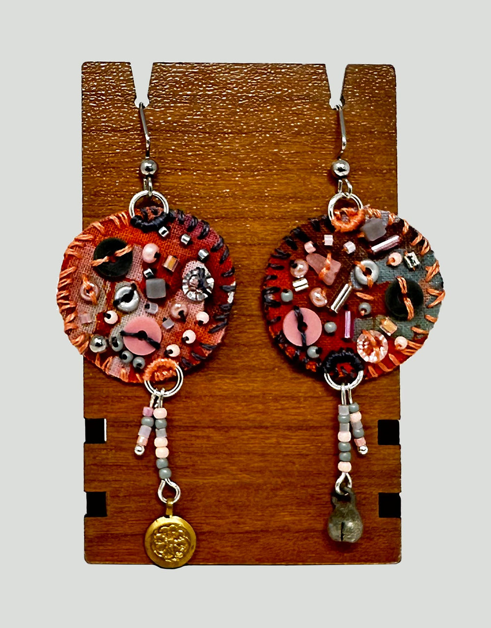 Stitched Dangle Earrings