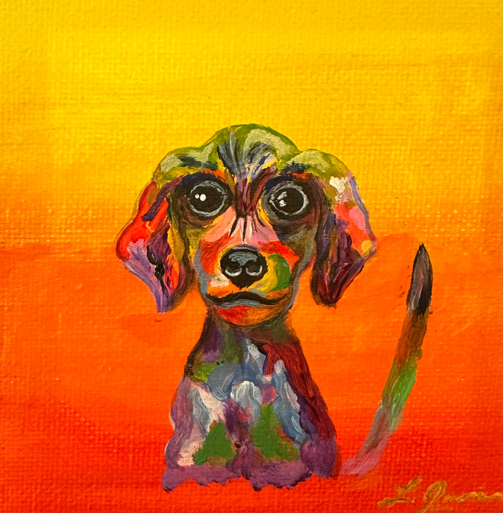 Colorful dog #3