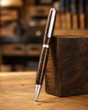 Ocean Blue & Copper Resin Handmade Slimline Pen